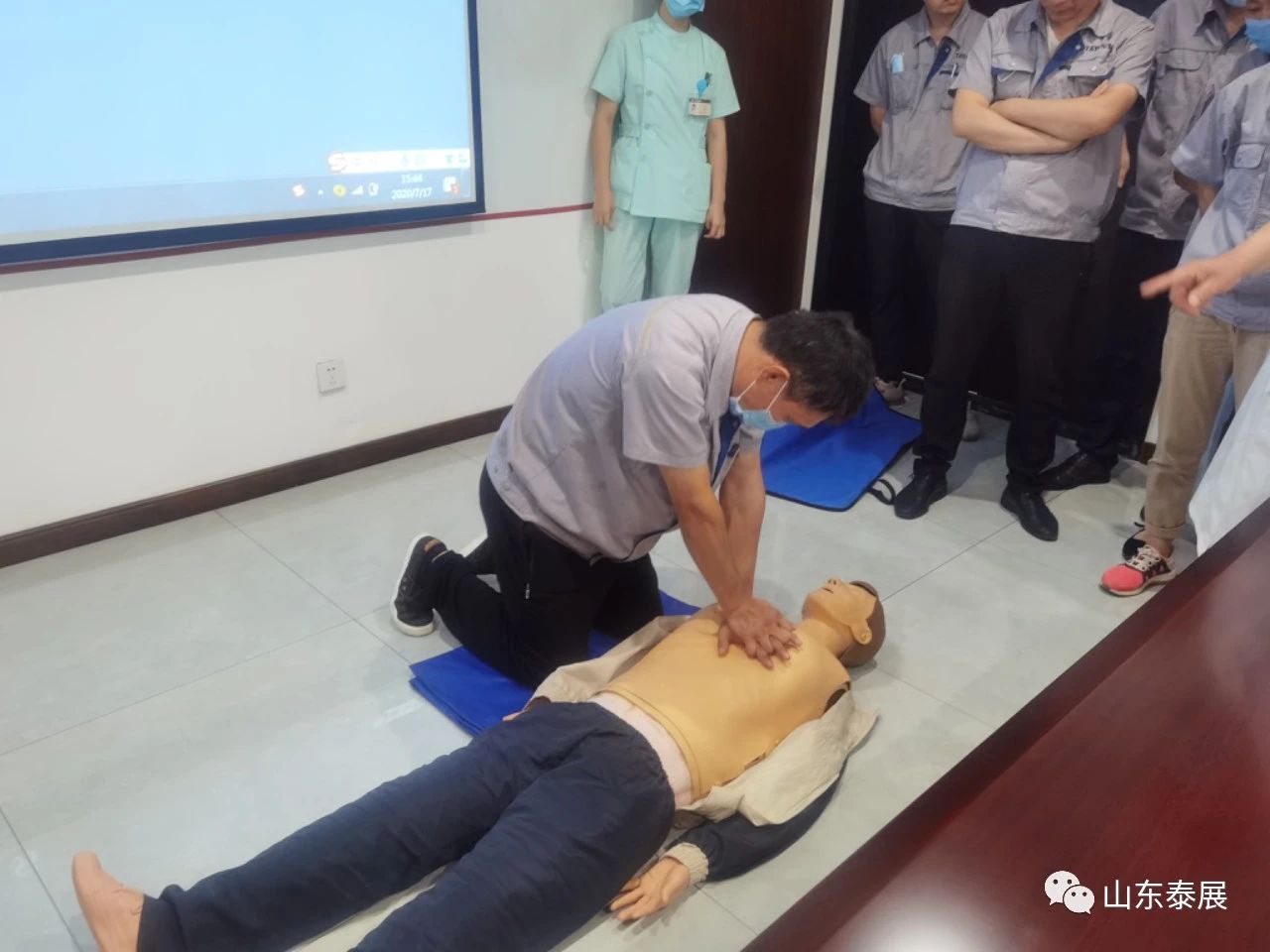 急救知識進企業 守護員工（gōng）生命健康（kāng）